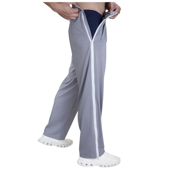 MEUPONC Tearaway post surgery cast  track pants men’s size medium - Picture 12 of 16